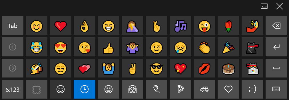 win10系统自带Emoji表情使用的操作方法